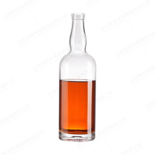 Flint Glass Bottles for Whiskey Gin Rum Vodka Brandy in Various Sizes and Capacities