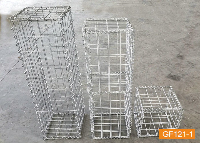 PVC OHSAS покрыл коробку 2m Gabion гальванизировал стальные клетки для камней
