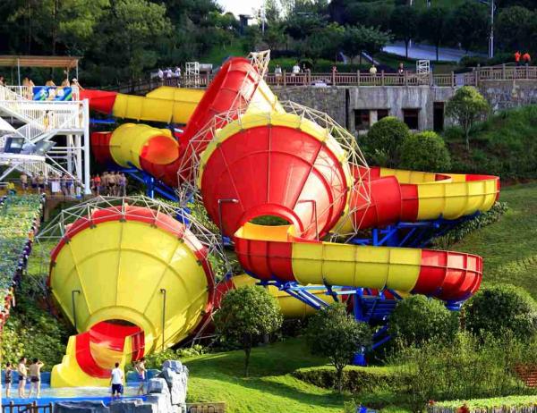 O parque da água do vale da birra da corrediça de água da fibra de vidro da resina de Ashland/DSM monta 16m