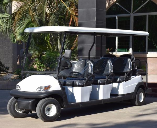 Free Maintenance Battery Powered Six Passenger Golf Cart For Sports / Entertainment