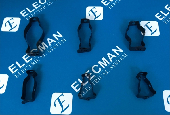 Вешалки трубы проводника электрофореза стальные черные зажимают проводник для того чтобы испустить лучи крепежная деталь