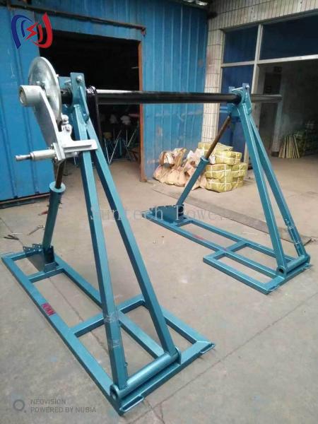 Soporte de carrete de cable desmontable SIPZ3 para construcción de líneas eléctricas