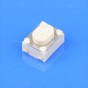 U Type 3*4*2.5H Momentary Tactile Switch White Operation Force 250gf For Routers