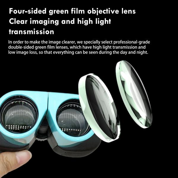 Kids Compact Hd 10x25 Binocular Telescope With Strap