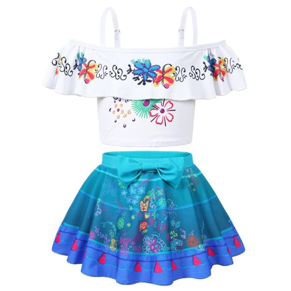 Children'S Outfit Sets Mirabel Girls Swimsuit Children'S Printed Swimwear Suits