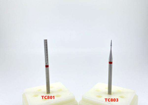 Fine Dental Diamond Burs Tungsten Carbide Plain Cut For Model Casting
