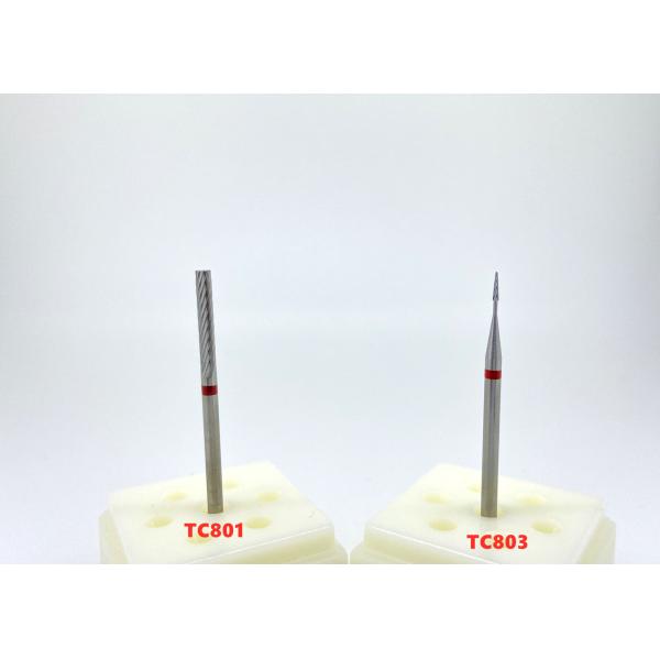 Fine Dental Diamond Burs Tungsten Carbide Plain Cut For Model Casting