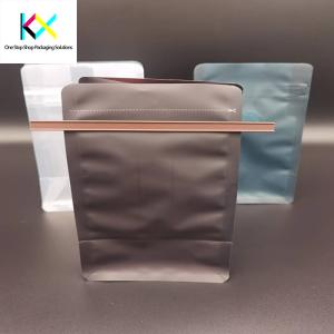 OEM Recyclable Packaging Bags Square Bottom Pouch Rotogravure Printed
