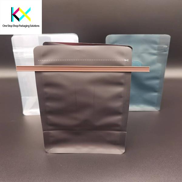 OEM Recyclable Packaging Bags Square Bottom Pouch Rotogravure Printed