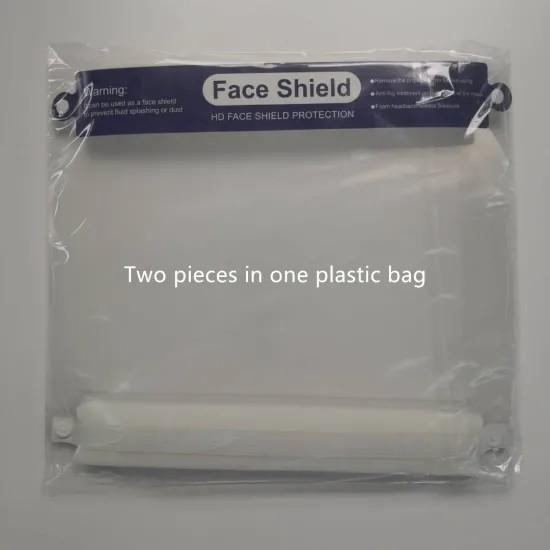 Hd Protective Surgical Face Shield , Polymer Anti Fog Face Shield With Elastic Band