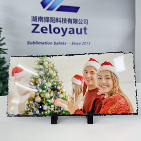 In Stock, Rectangle 20x30cm Sublimation Rock Slate Custom Printing and Personalized Gifts, Glossy&Matte Finish Available