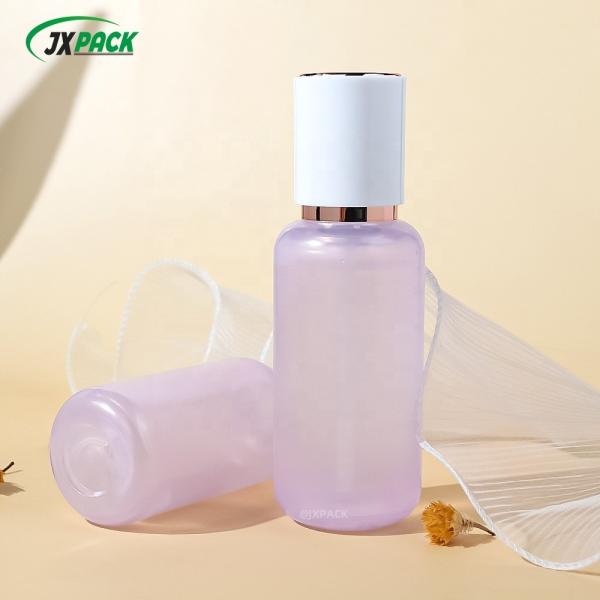 Screen Printing PET Body Lotion Bottle 100ml For Cosmetic And Shampoo