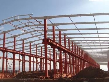 Galvanized Painted Prefabricated Steel Structure Warehouse Workshop Customized Color