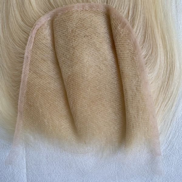 Ready Ship European Remy Hair 12A Grade Mesh Integration System Colored Lace Closure Micro-Link Sizes 3x5 3x6 5x5 6x6