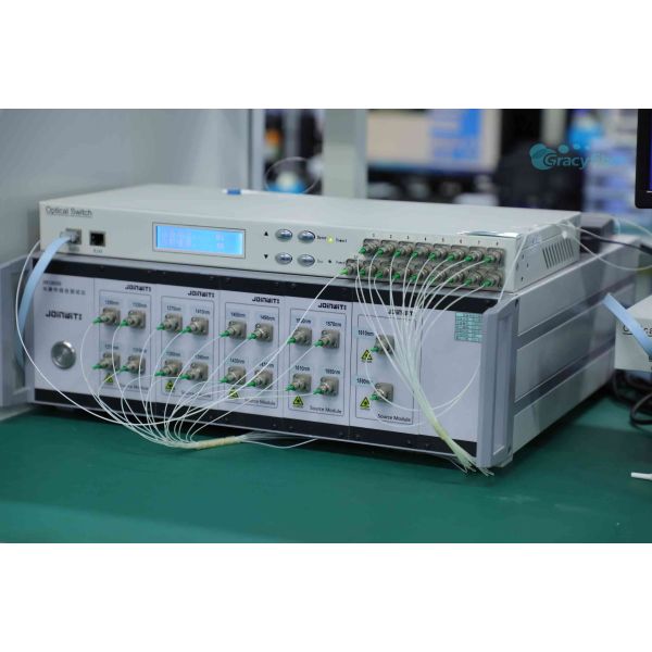 PM SM Hybrid Fiber Array Unit Polarization Maintaining Single Mode V Groove Fiber Array