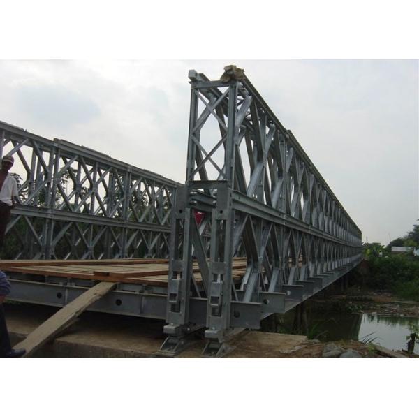 Designed Span 6m-60m Bailey Bridge Temporary Modular Bridge