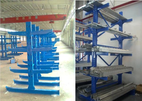 Le double a dégrossi défilement ligne par ligne en porte-à-faux de palette, support résistant d'entrepôt et étagère