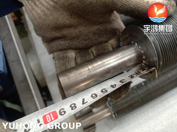 ASME B163 N04400 G Type Fin Tube Monel 400 with Aluminium FIN For Air Conditing