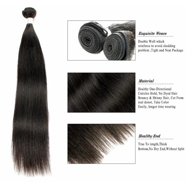Malaysian Hair Extensions 100 Human Hair Thick Bottom No Split With Full Cuticle
