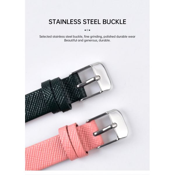 Grain-finish Handcrafted Genuine Leather Strap