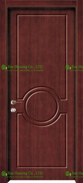Hot Sale Timber Veneer Wood Door With Handle and Lock,Wood Modern Interior Swinging Doors