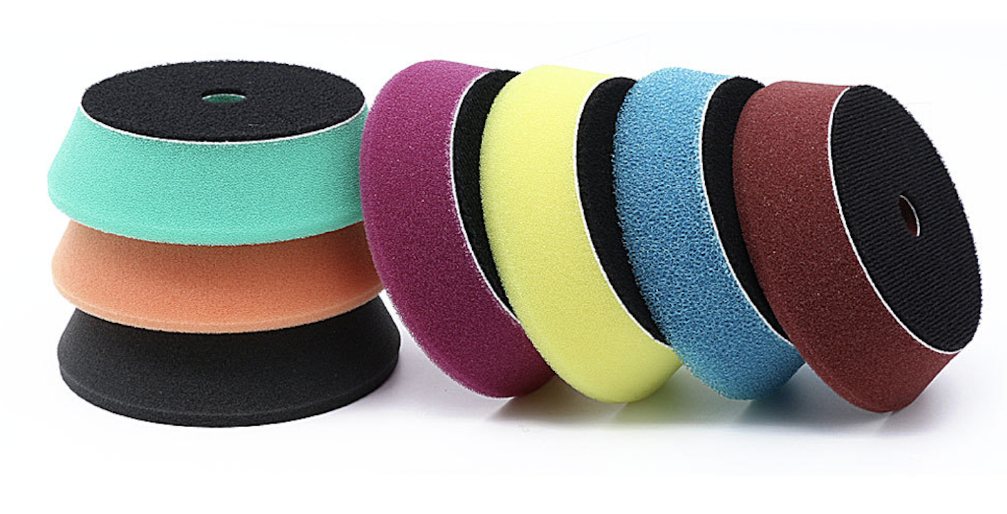 Auto Detailing Tools Flat Polishing 3 Inch 5 Inch 6 Inch Foam Buffing Pads