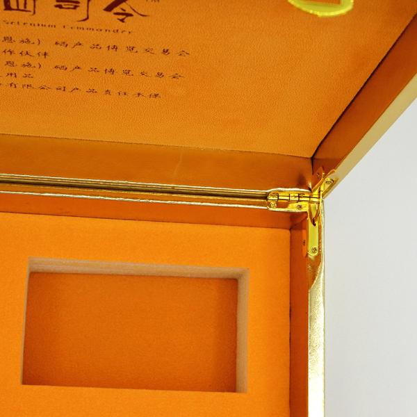 MDF Luxury Wooden Jewellery Boxes 230g Customized Handle Health Care Package