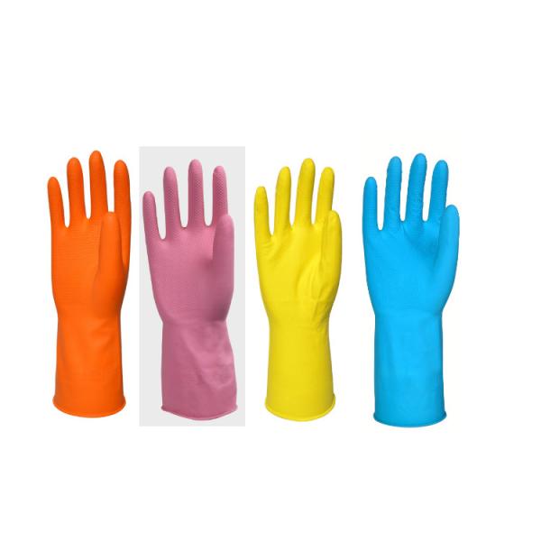 Перчатки Dishwashing латекса 55g домочадца естественные водоустойчивые