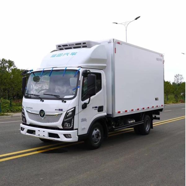 Foton Electric Cargo Truck Food Transport Refrigerator Light Truck 