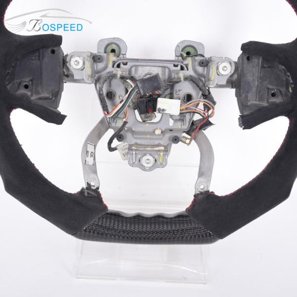 Real Carbon Fiber Leather Sports Cadillac Steering Wheel Stitching 2022 OEM ODM