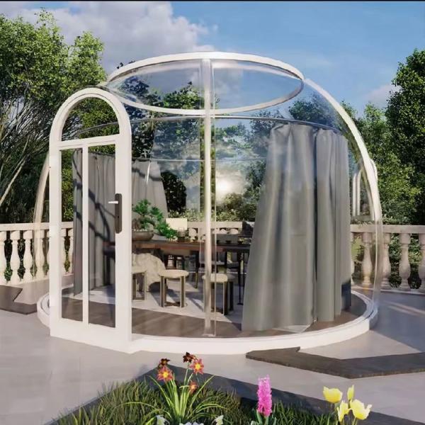 Hotel PC Sheet Full 360 Degree Sound Insulation Flame Retardant Bubble House Dome Tent for Outdoor Events