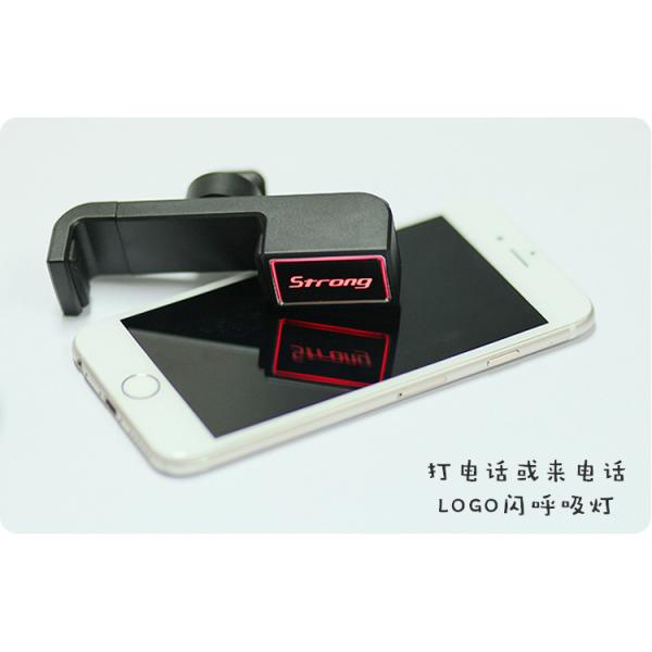 Customized Lighted Logo Cell Phone Car Mount , Air Vent Mobile Phone Holder
