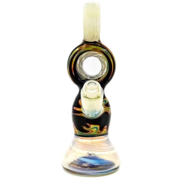 В запасе 12 дюймов стеклянный фильтр перколятора бонгов катушки стеклянных труб замораживания с уловителем льда