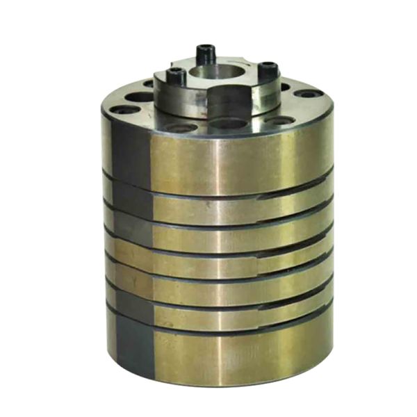 1 Inlet 6 Outlets Spinning Gear Pump for Uniform Filament Oiling & Metering