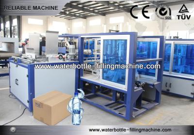 Carton Packaging Equipment For Glass / Plastic Bottle Secondary Packaging Machine 10-15 Case / min