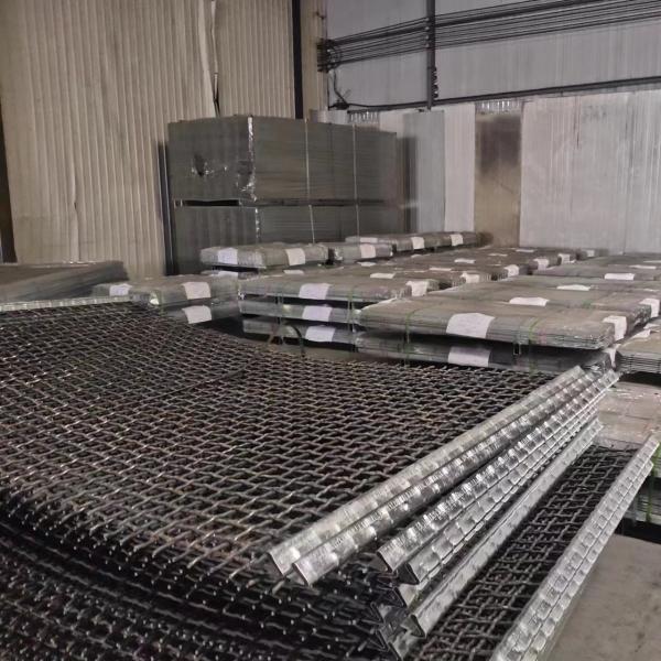 1.5X2m High Carbon Steel Square Hole Vibrating Screen Mesh