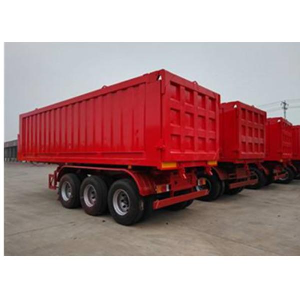 25CBM Dump Truck Trailer 3 Axle 45 Ton Dump Tipper Semi Trailer Truck For Sand