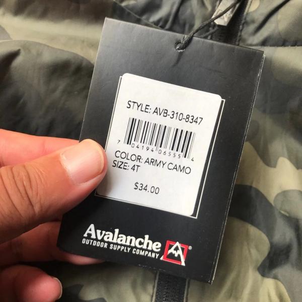 Lightweight Autumn Winter Camo Print Outdoor Jackets Kids Water Proof