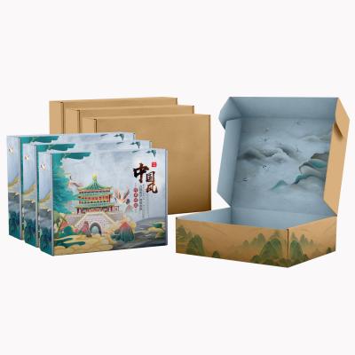 Matte Superficie Finish Customize Corrugated Flute Mailer Box para Envio e Embalagem