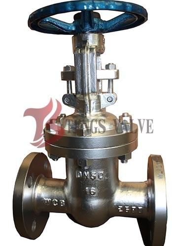 Manual Operated Pn16 Bolted Bonnet Gate Valve Backseat Design RF / BW