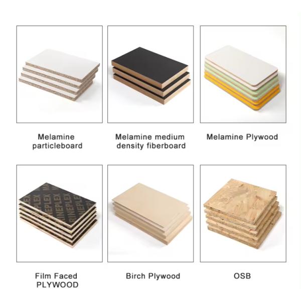 Formaldehyde Emission Standards E1 White Laminated Melamine Faced Wood MDF Board