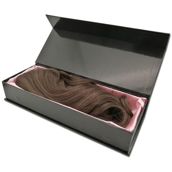 luxury paper Cardboard Wig Box Matt Lamination FSC ISO certificated