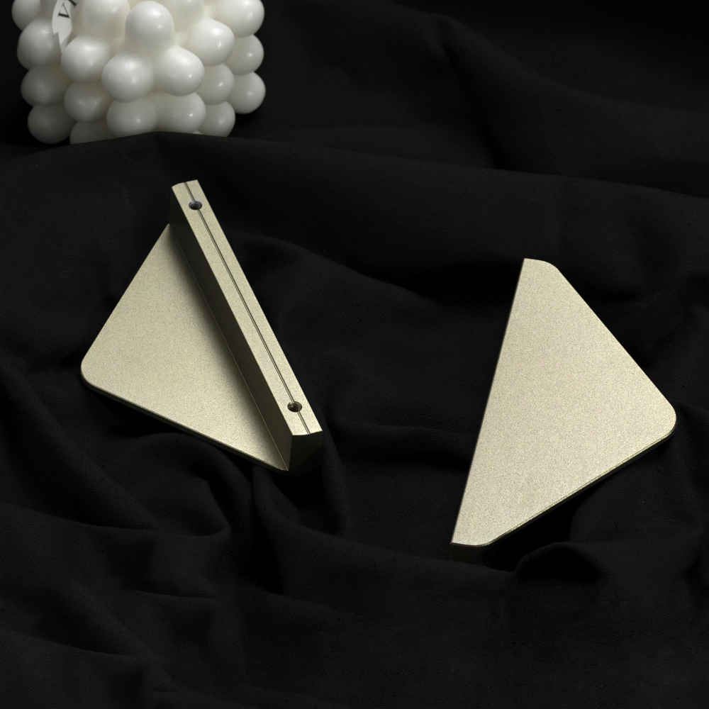 Classic Triangle Shape Aluminum Cabinet Handle 120mm Cabinet Handle Knob Pulls
