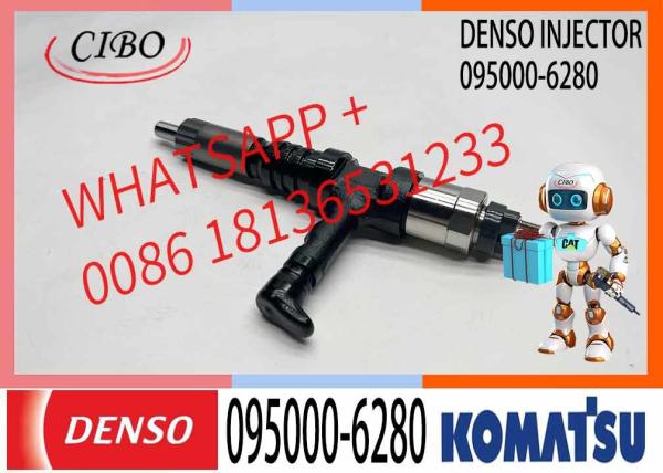 095000-6280 6219-11-3100 Injetor de combustível encaixa no motor Komatsu SAA12V140