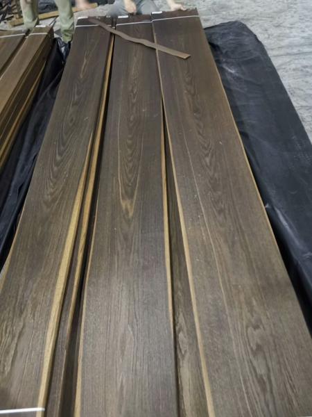 Crown Oak Fumed Veneer Smoked Oak Wood Veneer Fumed Oak Veneer - Shunfang Veneer