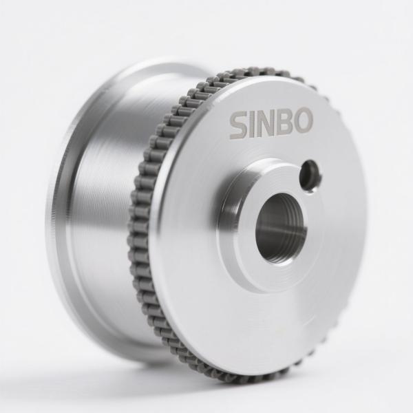 Efector de extremo de robot industrial de alta precisión Solución de transmisión de precisión de timing de polea de aluminio