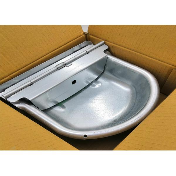 2 Holes Hot Dip Galvanized 2.5L Livestock Water Bowl