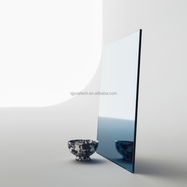 Double-Coated Silver Glass Mirror in Modern Rectangle Style for Bathroom Dressing Decor
