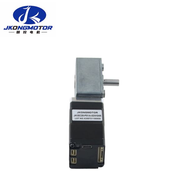 Jkongmotor JKISC28-C1A3 Hybrid Canopen Nema 11 Integrated Linear Stepper Motor Built-in Driver 12V/24V for Laboratory