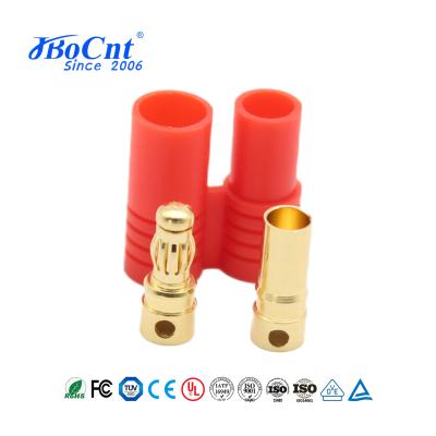 3.5mm Double Banana Plug Connector Nickel Plated Banana Plug For Automotive Test Connector